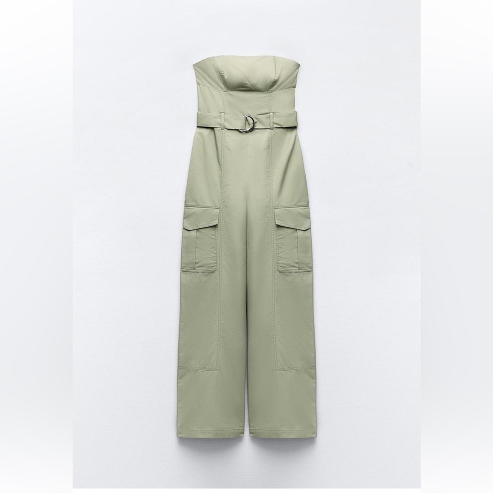 Zara Green Jumpsuit s with tags